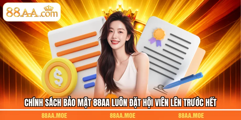 Chính sách bảo mật 88AA luôn đặt hội viên lên trước hết