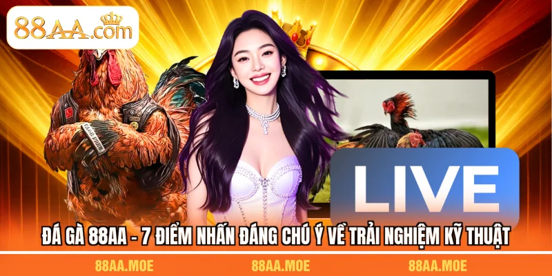 Đá Gà 88AA - 7 Điểm Nhấn Đáng Chú Ý Về Trải Nghiệm Kỹ Thuật